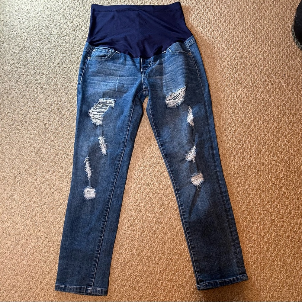 Pink Blush Maternity Jeans